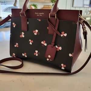 Kate Spade New York Cameron Dusk Buds Ditsy Medium Satchel Purse